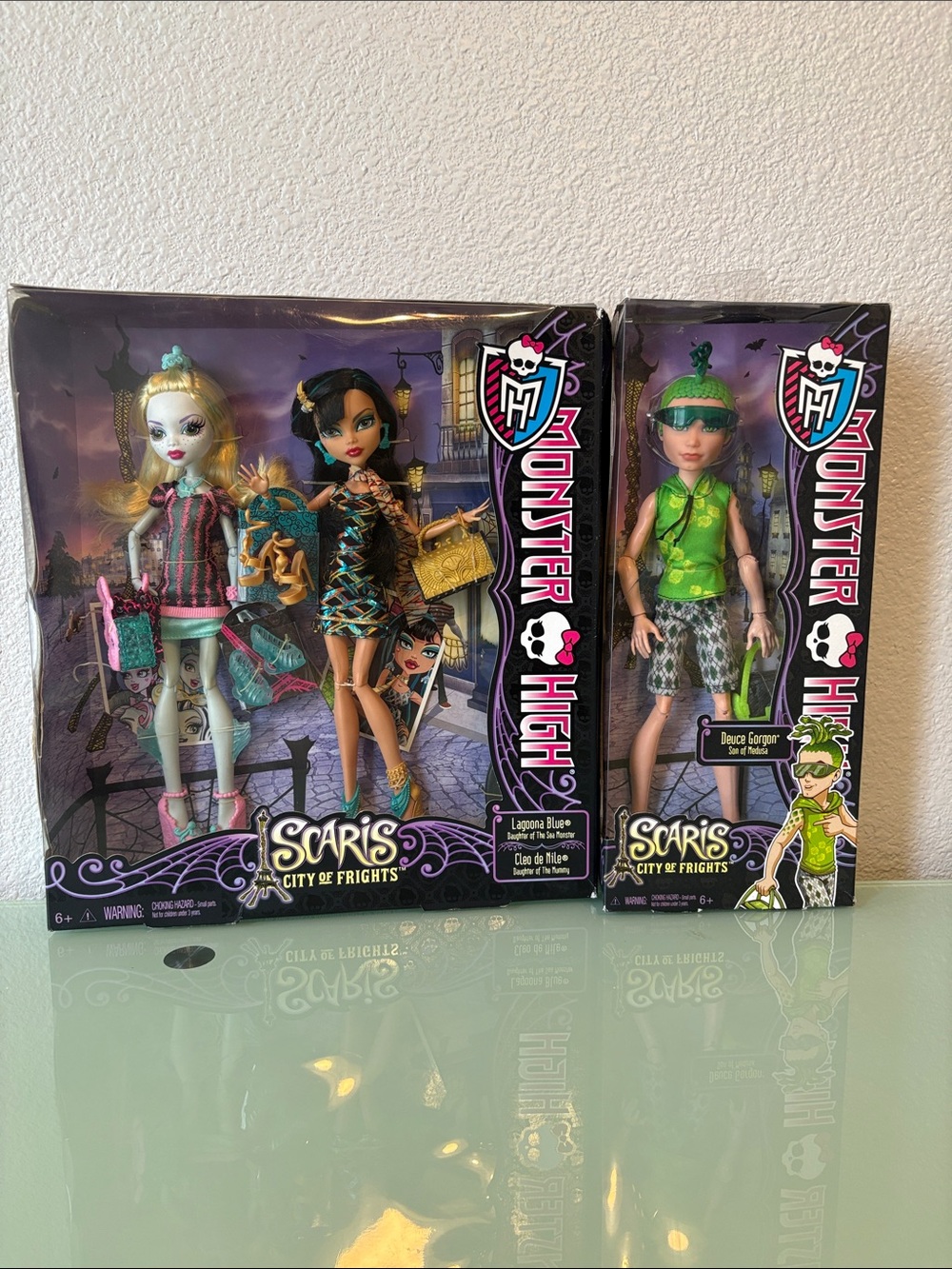 Rare 2012 Monster High Scaris City of Frights Bundle- Cleo/Lagoona/Deuce NIB